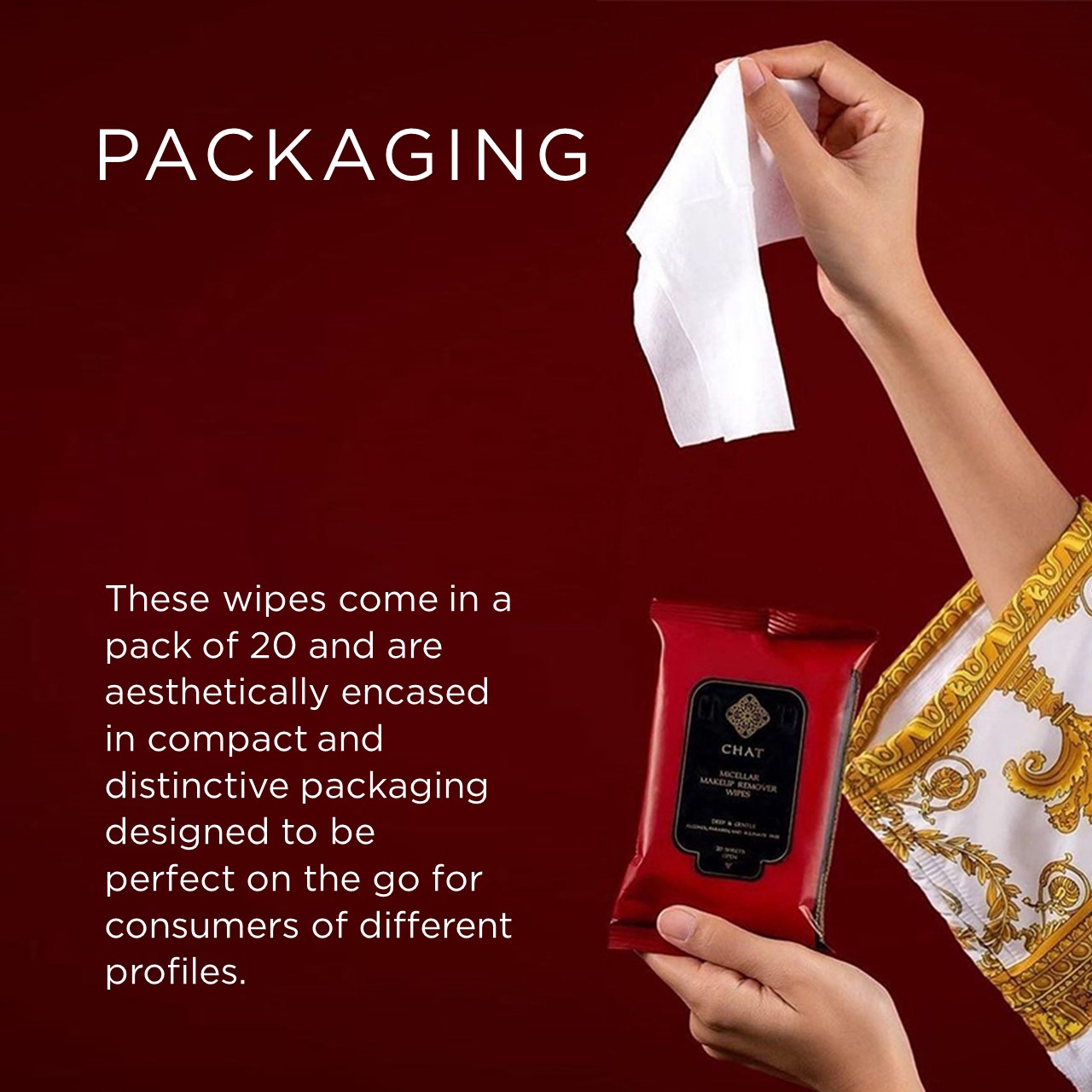 Turnkey Solutions for CHAT Cosmetics - packaging